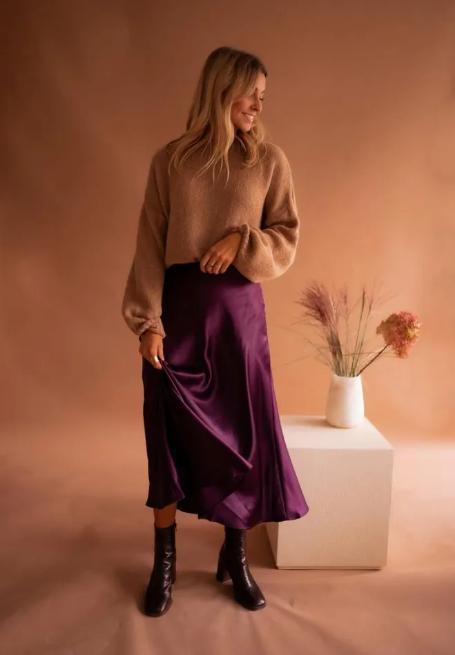 Women039s Clothing Skirts Easy Clothes Plum Elenore Skirt