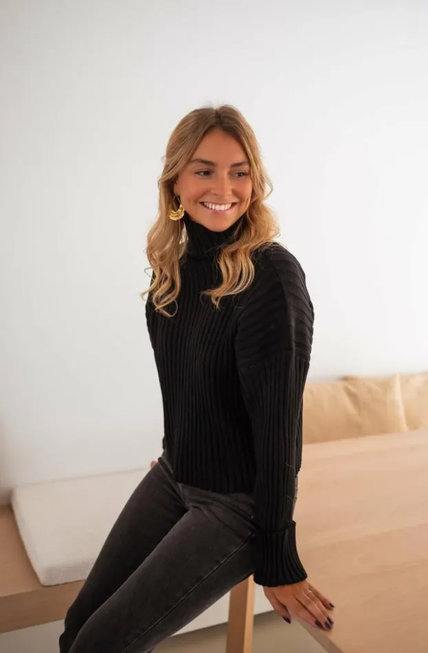 Women039s Clothing Sweaters Easy Clothes Black Georgia Sweater Black
