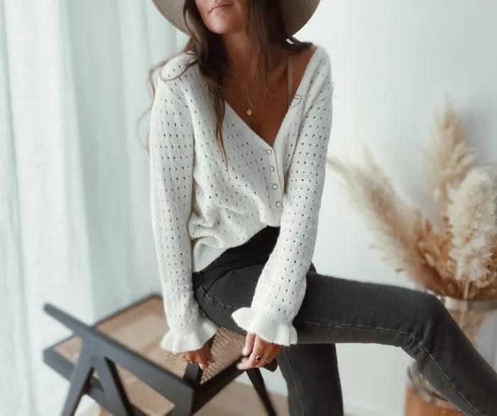 Women039s Clothing Sweaters Easy Clothes Ecru Daniel Cardigan Women039s Clothing Sweaters Easy Clothes Ecru Daniel Cardigan