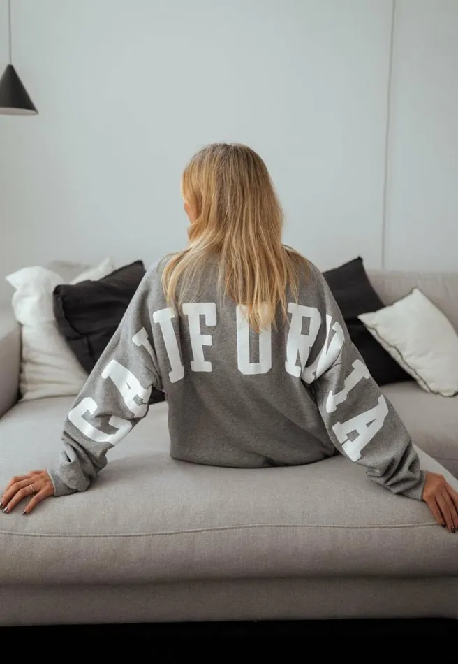 Women039s Clothing Sweaters Easy Clothes Grey California Sweater