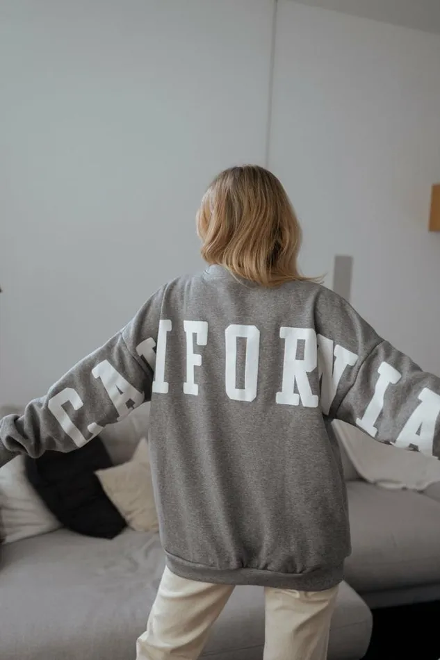 Women039s Clothing Sweaters Easy Clothes Grey California Sweater