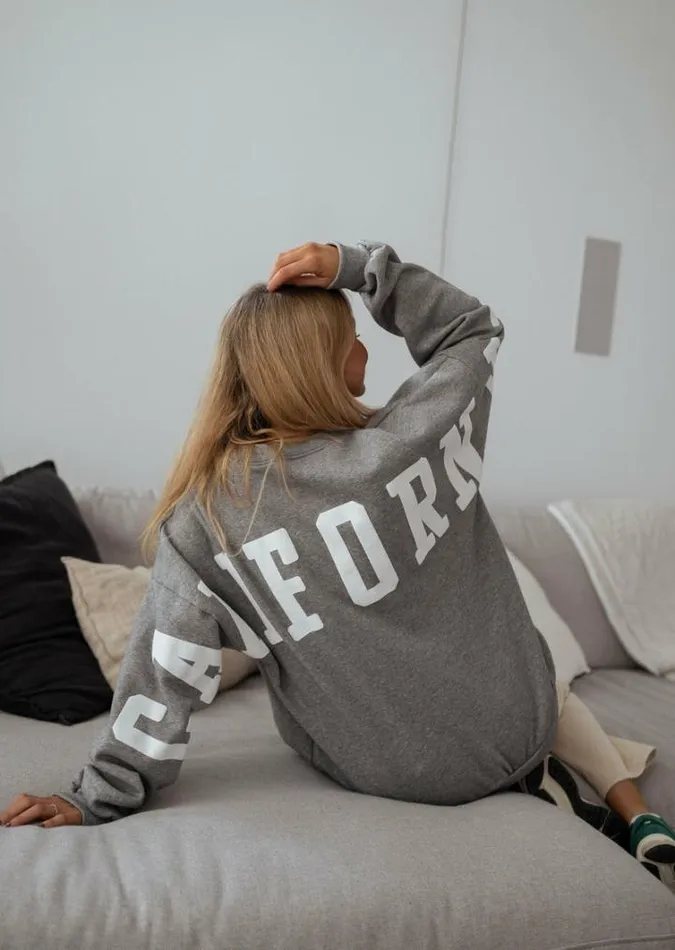 Women039s Clothing Sweaters Easy Clothes Grey California Sweater
