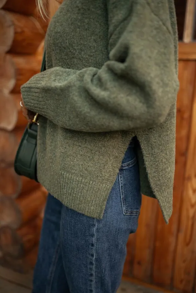 Women039s Clothing Sweaters Easy Clothes Khaki Aubin Sweater Khaki