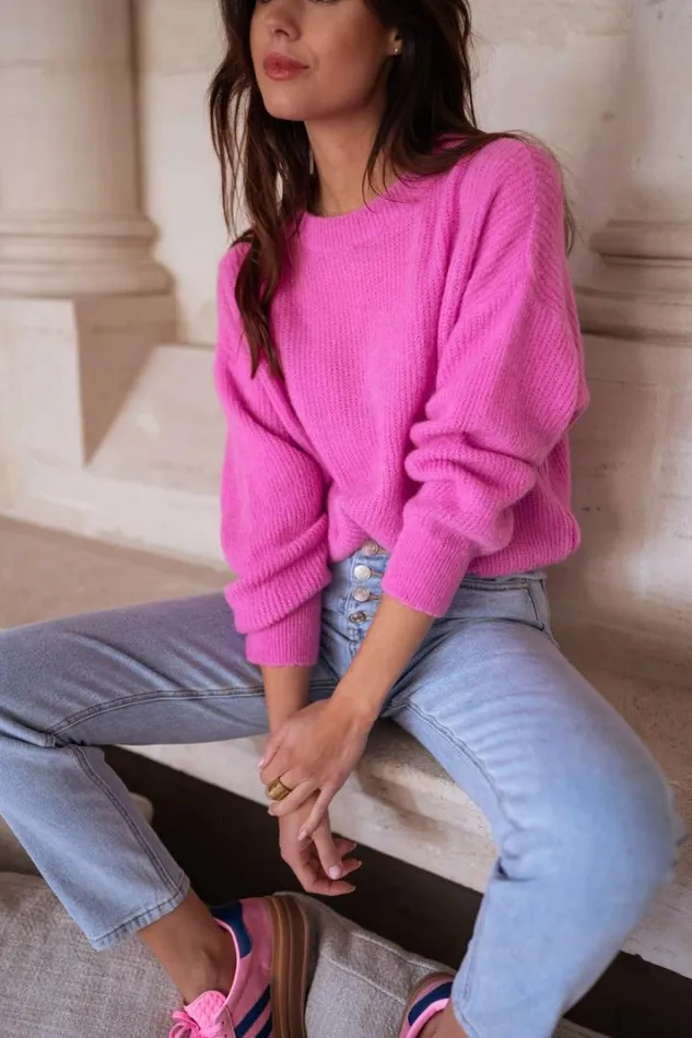 Women039s Clothing Sweaters Easy Clothes Pink Bolla Sweater Pink