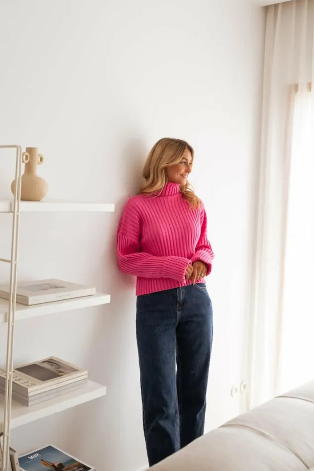 Women039s Clothing Sweaters Easy Clothes Pink Georgia Sweater Pink