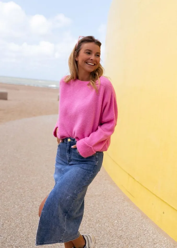 Women039s Clothing Sweaters Easy Clothes Pink Jena Sweater Pink