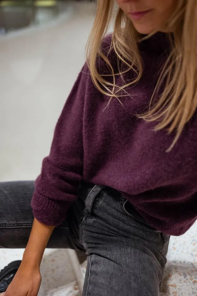 Women039s Clothing Sweaters Easy Clothes Plum Delya Sweater Plum Women039s Clothing Sweaters Easy Clothes Plum Delya Sweater Plum