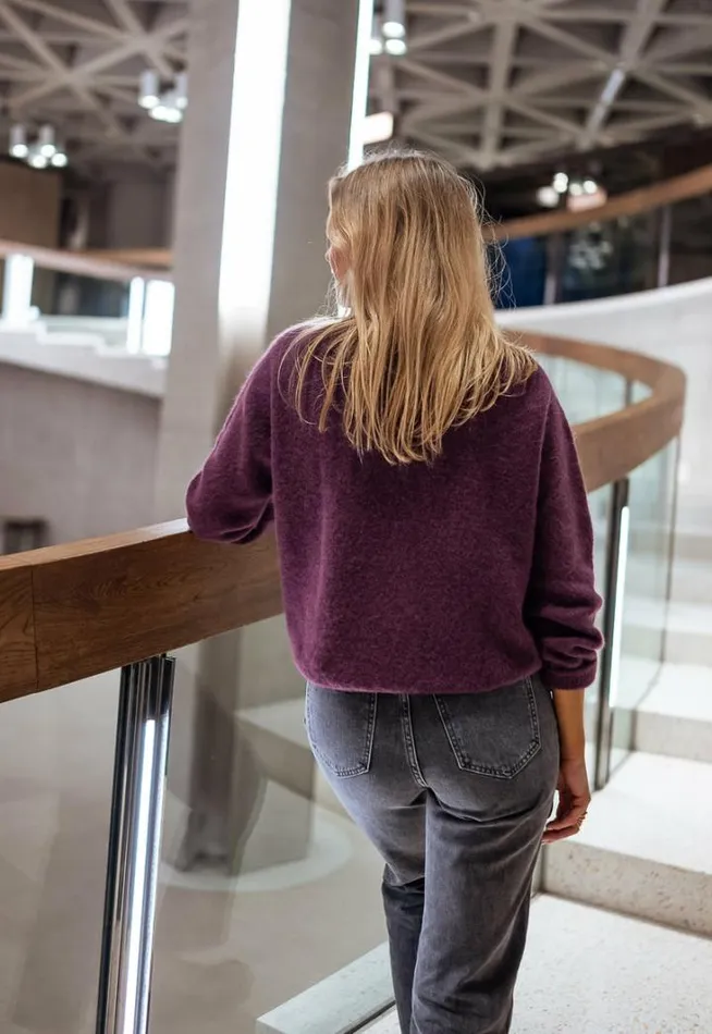 Women039s Clothing Sweaters Easy Clothes Plum Delya Sweater Plum Women039s Clothing Sweaters Easy Clothes Plum Delya Sweater Plum