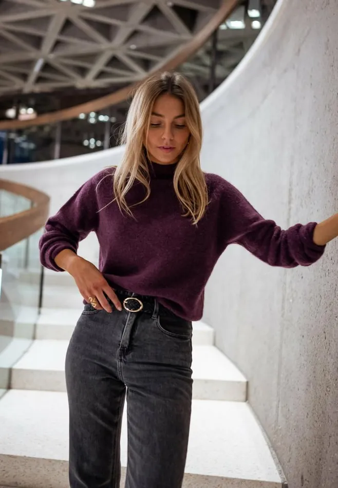 Women039s Clothing Sweaters Easy Clothes Plum Delya Sweater Plum Women039s Clothing Sweaters Easy Clothes Plum Delya Sweater Plum