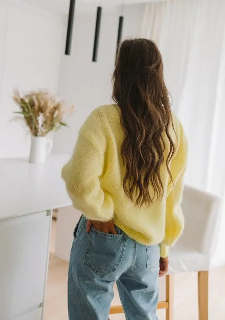 Women039s Clothing Sweaters Easy Clothes Yellow Francesca Sweater Yellow Women039s Clothing Sweaters Easy Clothes Yellow Francesca Sweater Yellow
