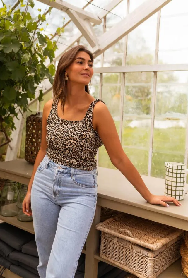 Women039s Clothing Tops Easy Clothes Leopard Daniela Top Leopard Women039s Clothing Tops Easy Clothes Leopard Daniela Top Leopard