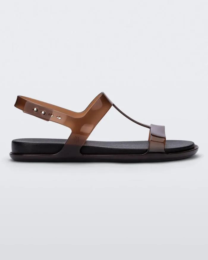 Women Adore Clear Brownblack Melissa Sandals
