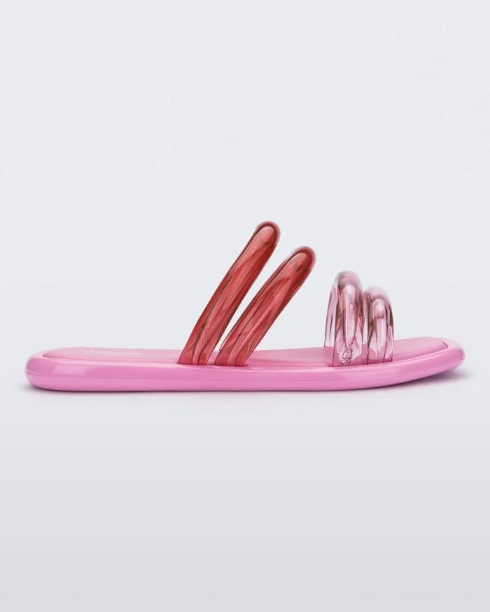 Women Airbubble Slide Pinktransparent Pink Melissa Slides