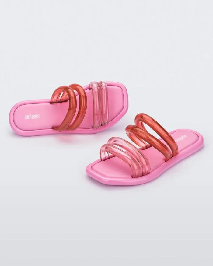 Women Airbubble Slide Pinktransparent Pink Melissa Slides