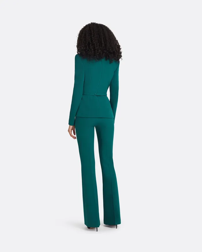 Women Alexa Alpine Green Trousers Alpine Green Trousers Safiyaa
