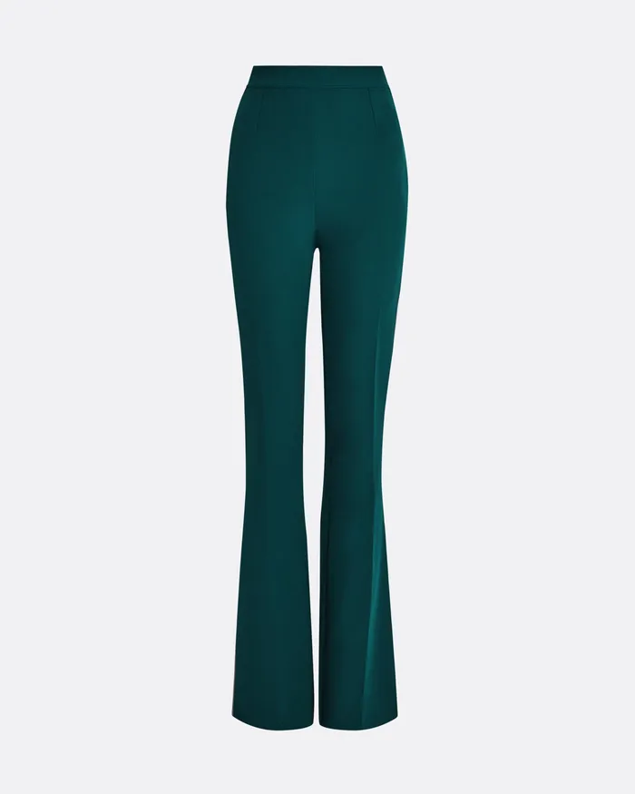 Women Alexa Alpine Green Trousers Alpine Green Trousers Safiyaa