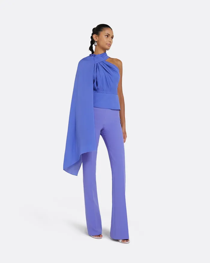 Women Alexa Anemone Blue Trousers Anemone Blue Trousers Safiyaa