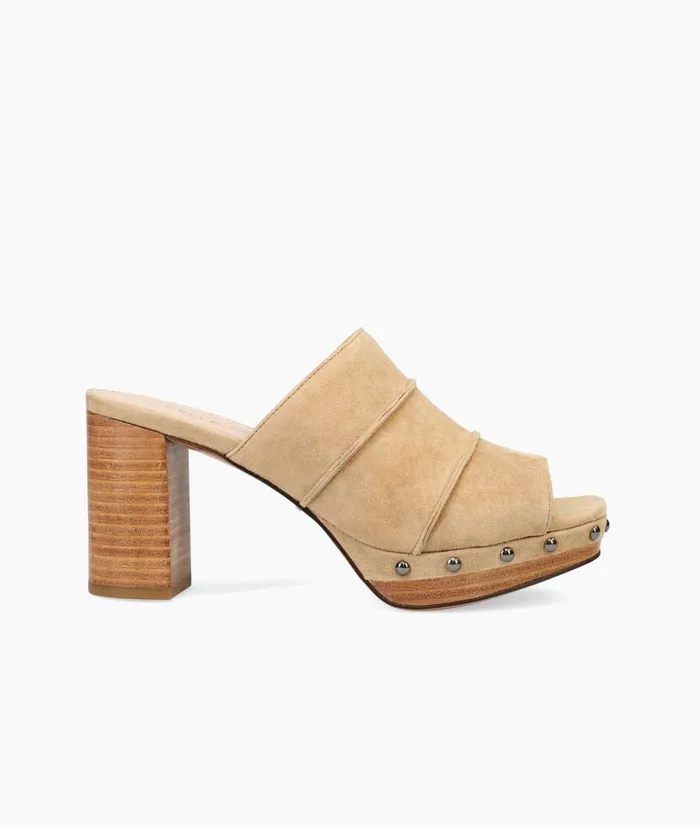 Women Amery Mule 8211 Latte Pelle Moda Platforms