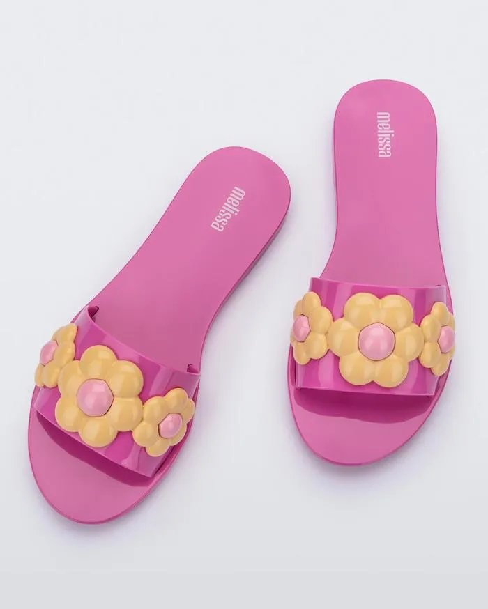 Women Babe Spring Pinkyellow Melissa Slides