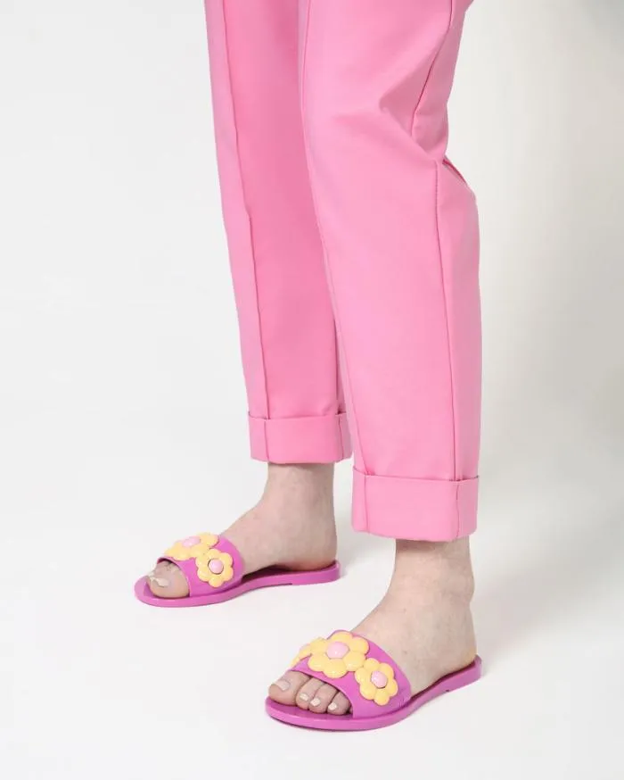 Women Babe Spring Pinkyellow Melissa Slides