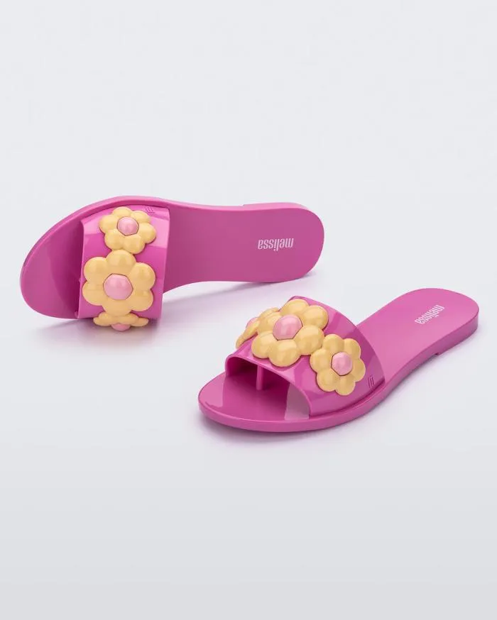 Women Babe Spring Pinkyellow Melissa Slides
