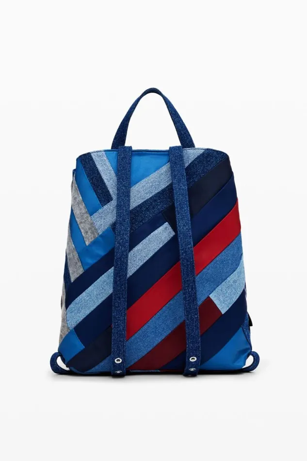 Women Backpacks Desigual Denim Patch Backpack