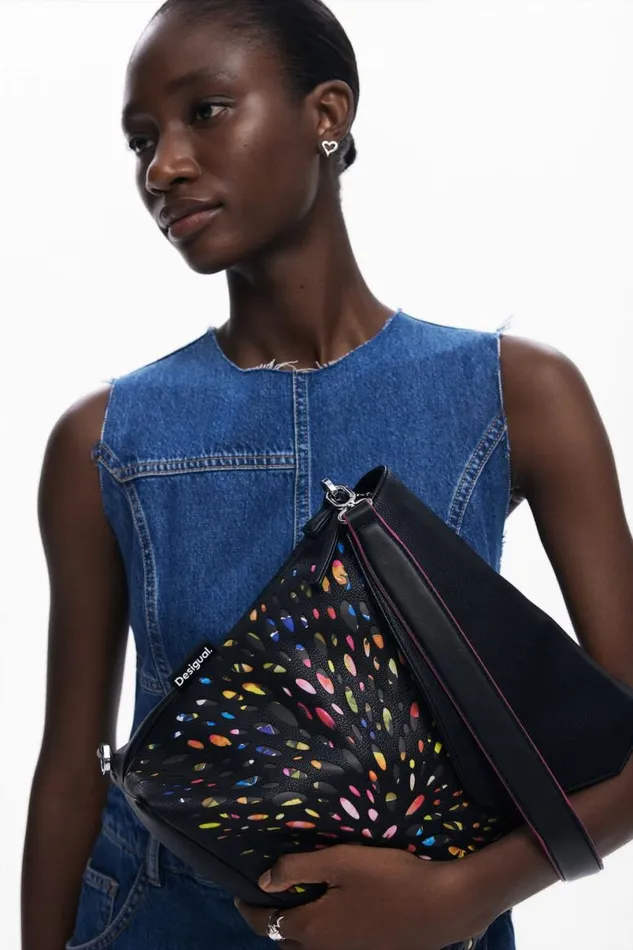Women Backpacks Desigual Mini Perforated Backpack