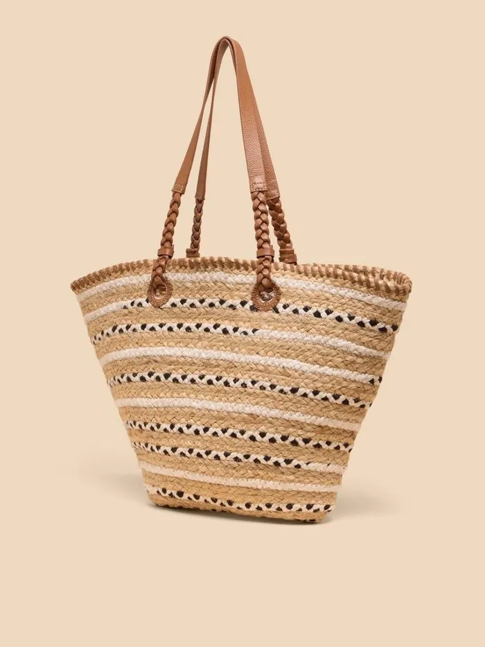 Women BAGS and PURSES White Stuff Demi Jute Large Tote Natural Multi Women BAGS and PURSES White Stuff Demi Jute Large Tote Natural Multi