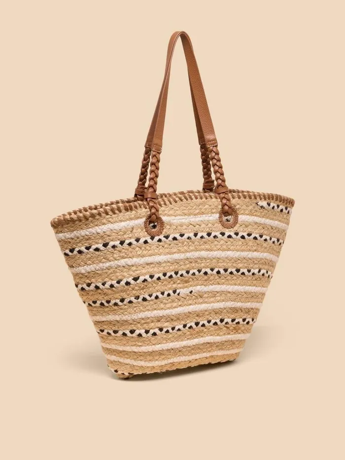 Women BAGS and PURSES White Stuff Demi Jute Large Tote Natural Multi Women BAGS and PURSES White Stuff Demi Jute Large Tote Natural Multi