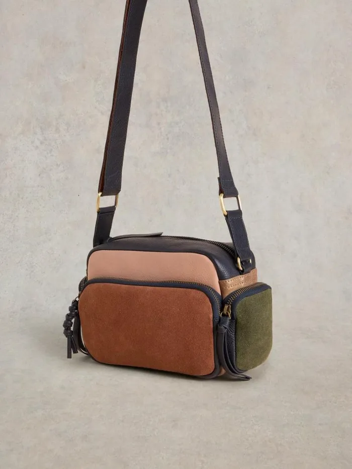 Women BAGS and PURSES White Stuff Lana Camera Bag Tan Multi