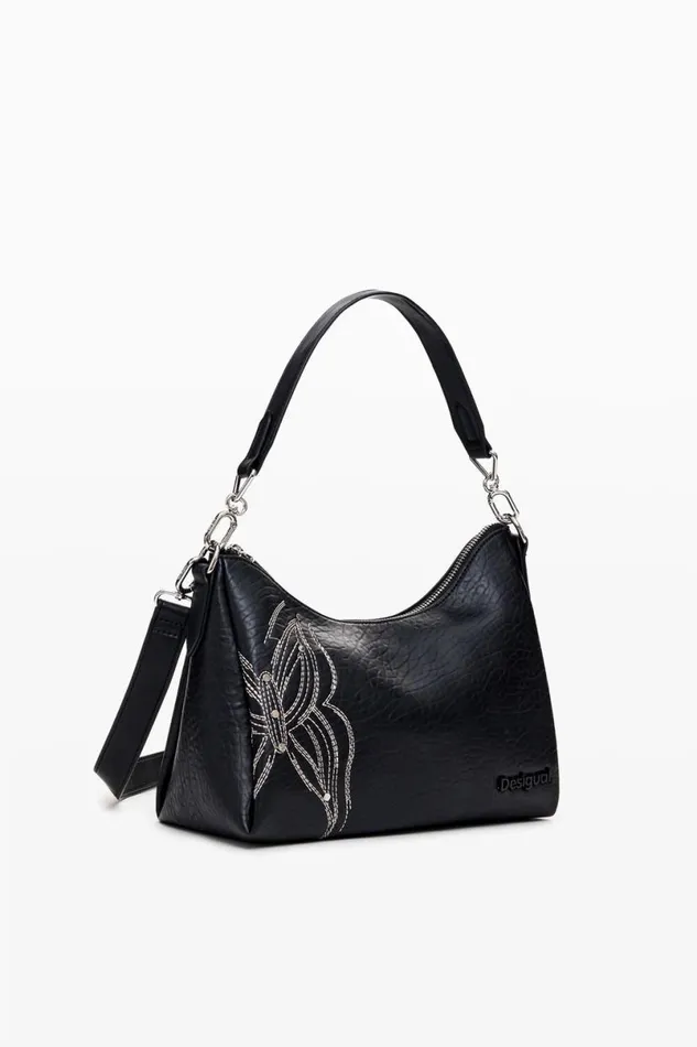 Women Bags Desigual M Bag With Butterfly Engraving