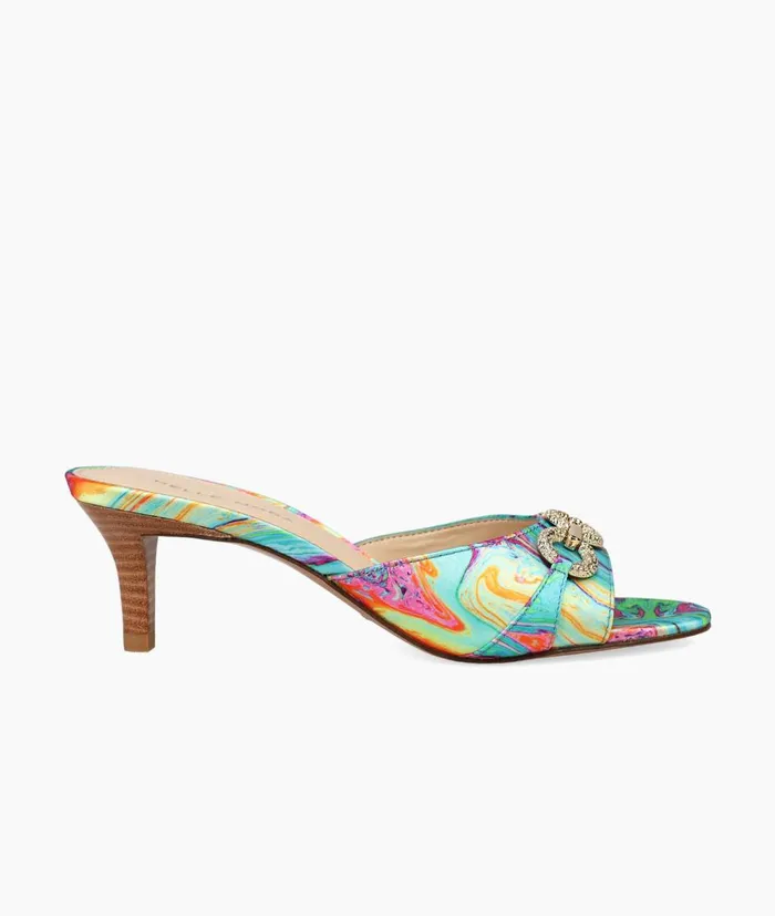 Women Balin 2 Slide 8211 Tie Dye Pelle Moda Low Heels