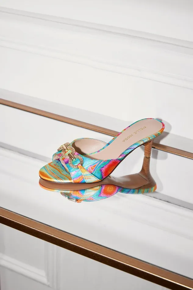 Women Balin 2 Slide 8211 Tie Dye Pelle Moda Low Heels Women Balin 2 Slide 8211 Tie Dye Pelle Moda Low Heels