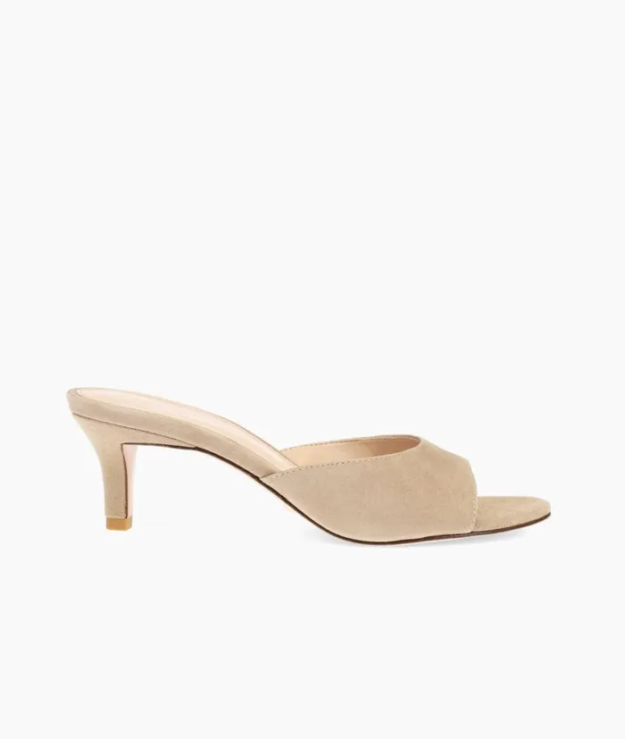 Women Balin Slide 8211 Mushroom Pelle Moda Low Heels