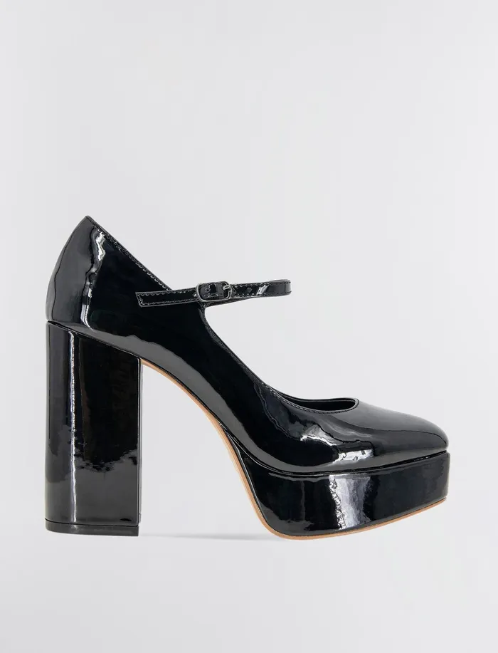Women BCBGeneration BCBG Black Selica Pump Black Patent