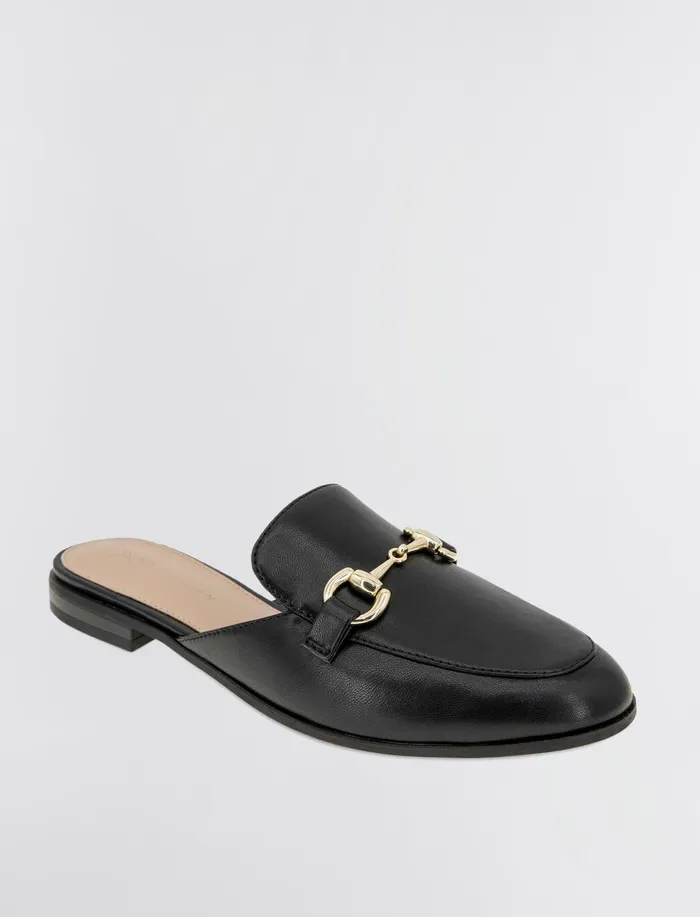 Women BCBGeneration BCBG Black Zorie Loafer Mule Black