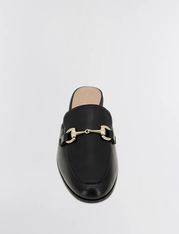 Women BCBGeneration BCBG Black Zorie Loafer Mule Black