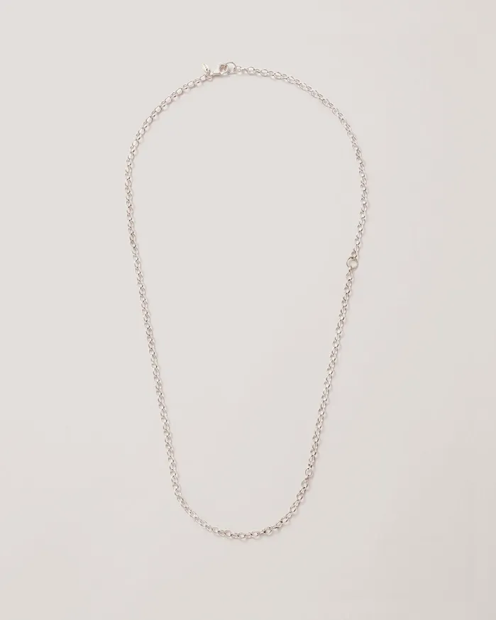 Women Belcher Chain Necklace Silver YMC Jewellery