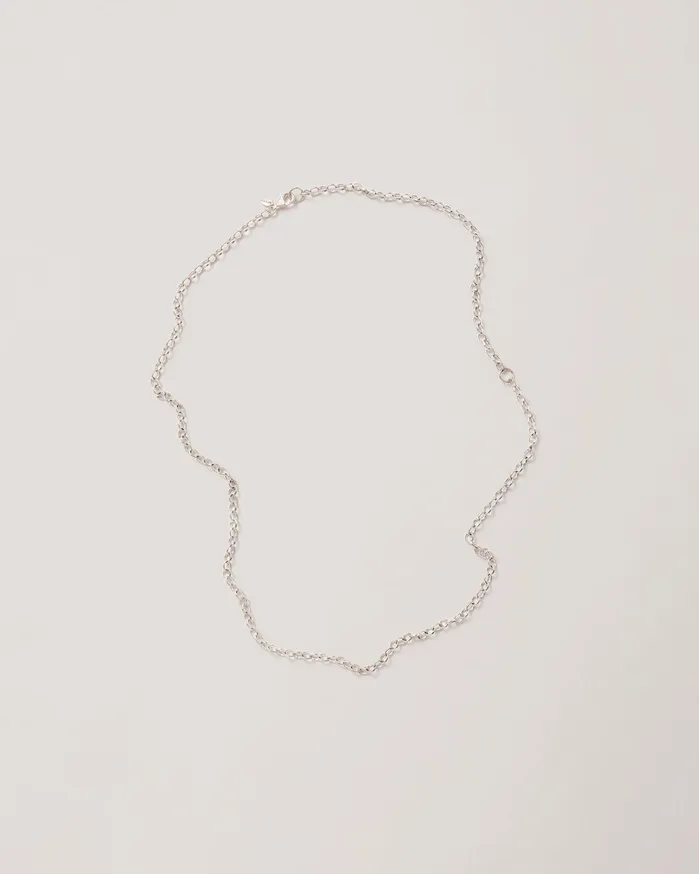 Women Belcher Chain Necklace Silver YMC Jewellery
