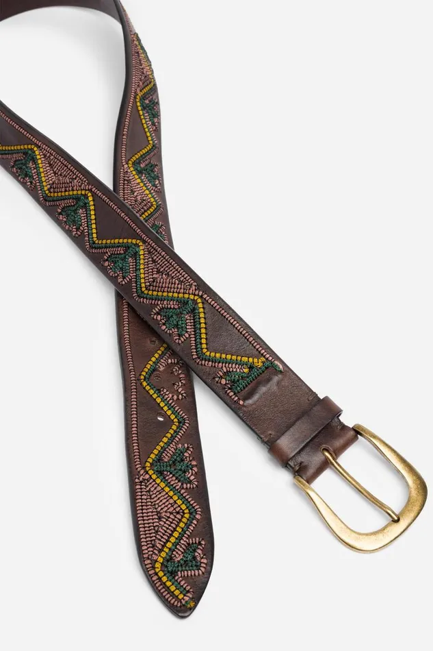 Women Belts Johnny Was COLLINE EMBROIDERED ITALIAN LEATHER BELT Tmoro Women Belts Johnny Was COLLINE EMBROIDERED ITALIAN LEATHER BELT Tmoro