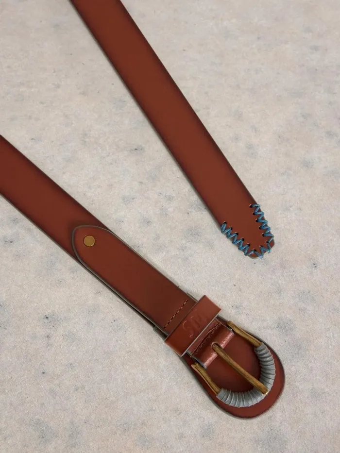 Women BELTS White Stuff Wrap Around Belt Mid Tan