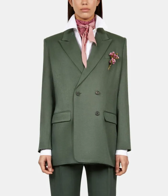 Women Blazers and Suits THE KOOPLES Khaki Suit Jacket Women Blazers and Suits THE KOOPLES Khaki Suit Jacket