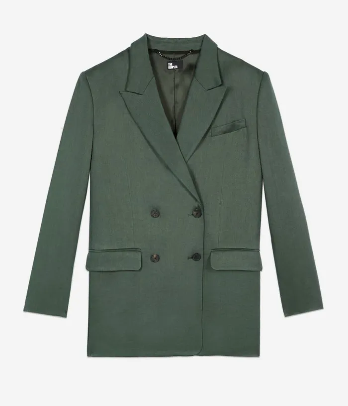 Women Blazers and Suits THE KOOPLES Khaki Suit Jacket Women Blazers and Suits THE KOOPLES Khaki Suit Jacket