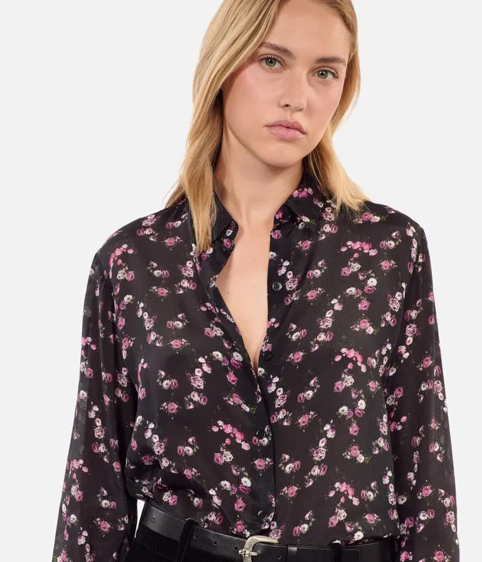 Women Blouses and Shirts THE KOOPLES Floral Print Shirt Women Blouses and Shirts THE KOOPLES Floral Print Shirt
