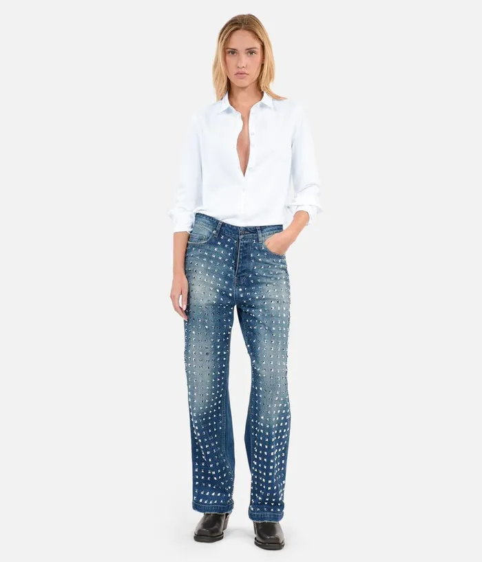 Women Blouses and Shirts THE KOOPLES White Poplin Shirt