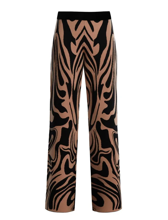 Women Bottoms BCBG CamelBlack WideLeg Sweater Pant Camelblack Beauty