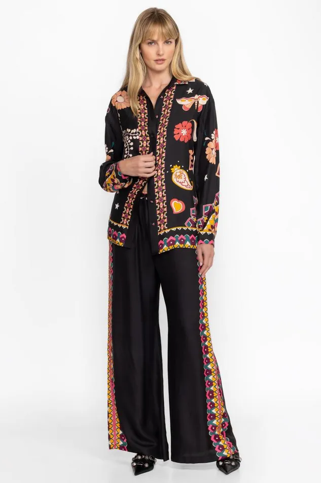 Women Bottoms Johnny Was FRANKIE EASY PANT Kalessa
