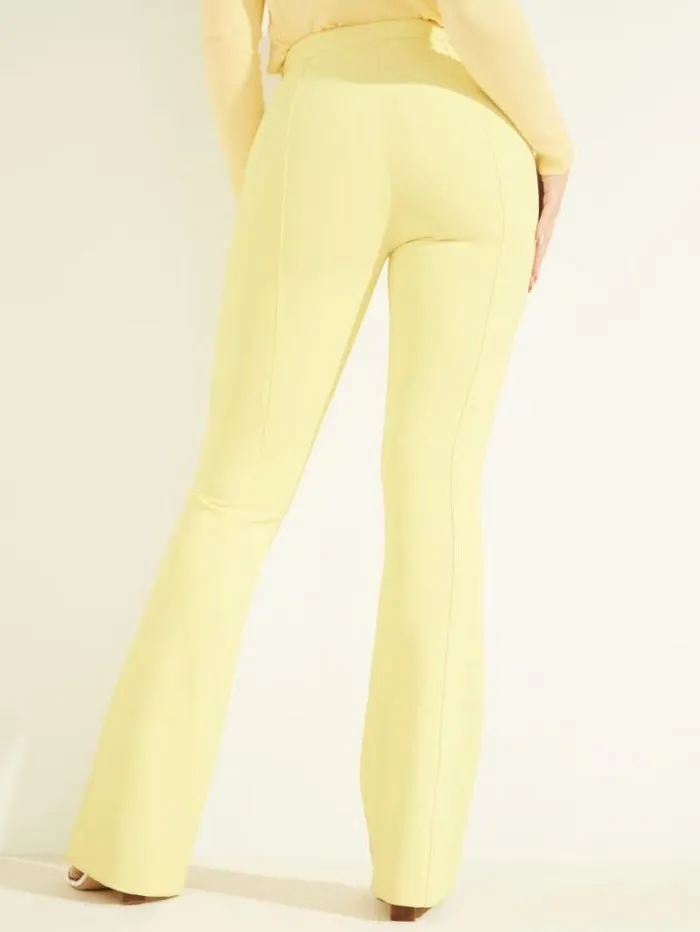 Women Bottoms Marciano Chloe Flared Pant Cornsilk Women Bottoms Marciano Chloe Flared Pant Cornsilk