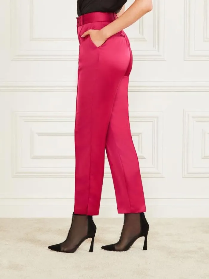 Women Bottoms Marciano Corsage Solid Skinny Pant Viva Pink Women Bottoms Marciano Corsage Solid Skinny Pant Viva Pink