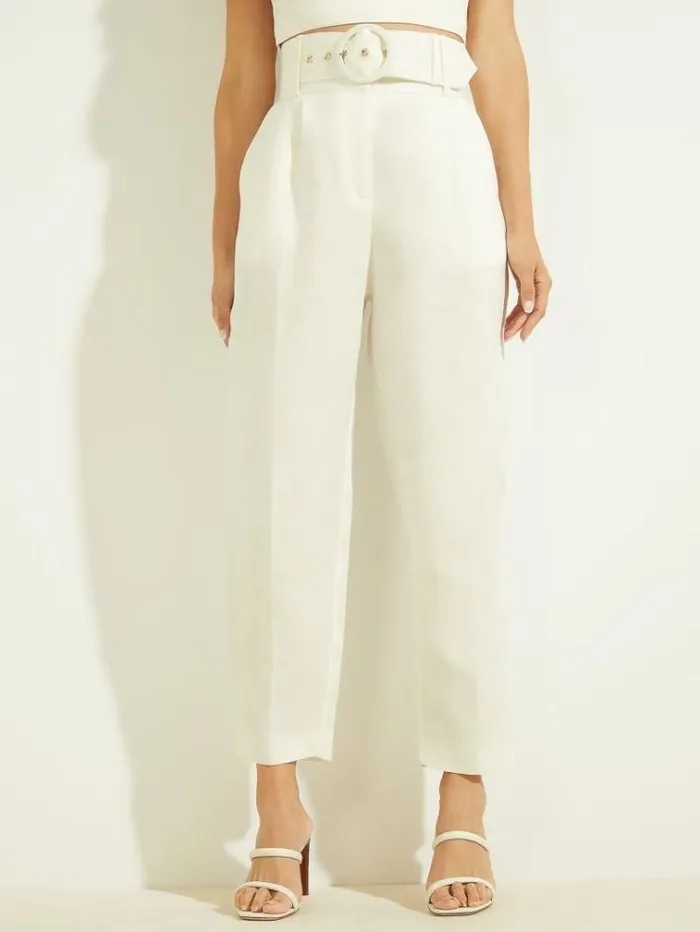 Women Bottoms Marciano Eco Hailey Pant Pale Pearl